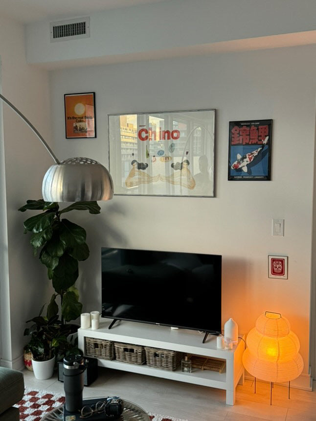 By the table - painted by Aran